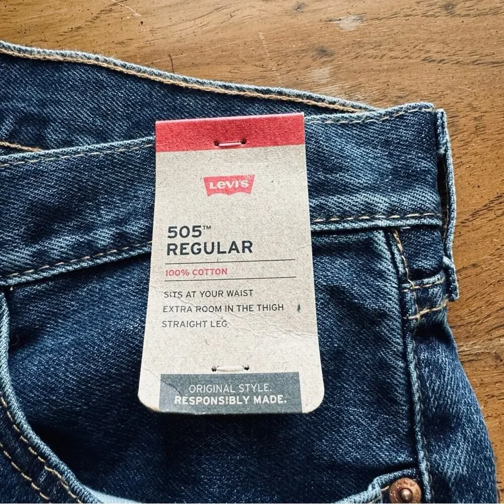 Levi’s Mens 550 Regular Jeans Tall New With Tags